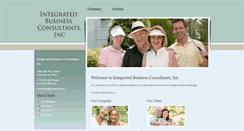 Desktop Screenshot of integratedbusinessconsultantsinc.com