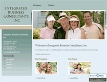 Tablet Screenshot of integratedbusinessconsultantsinc.com